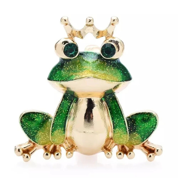 VQ Frog Brooch - Picture 4 of 6